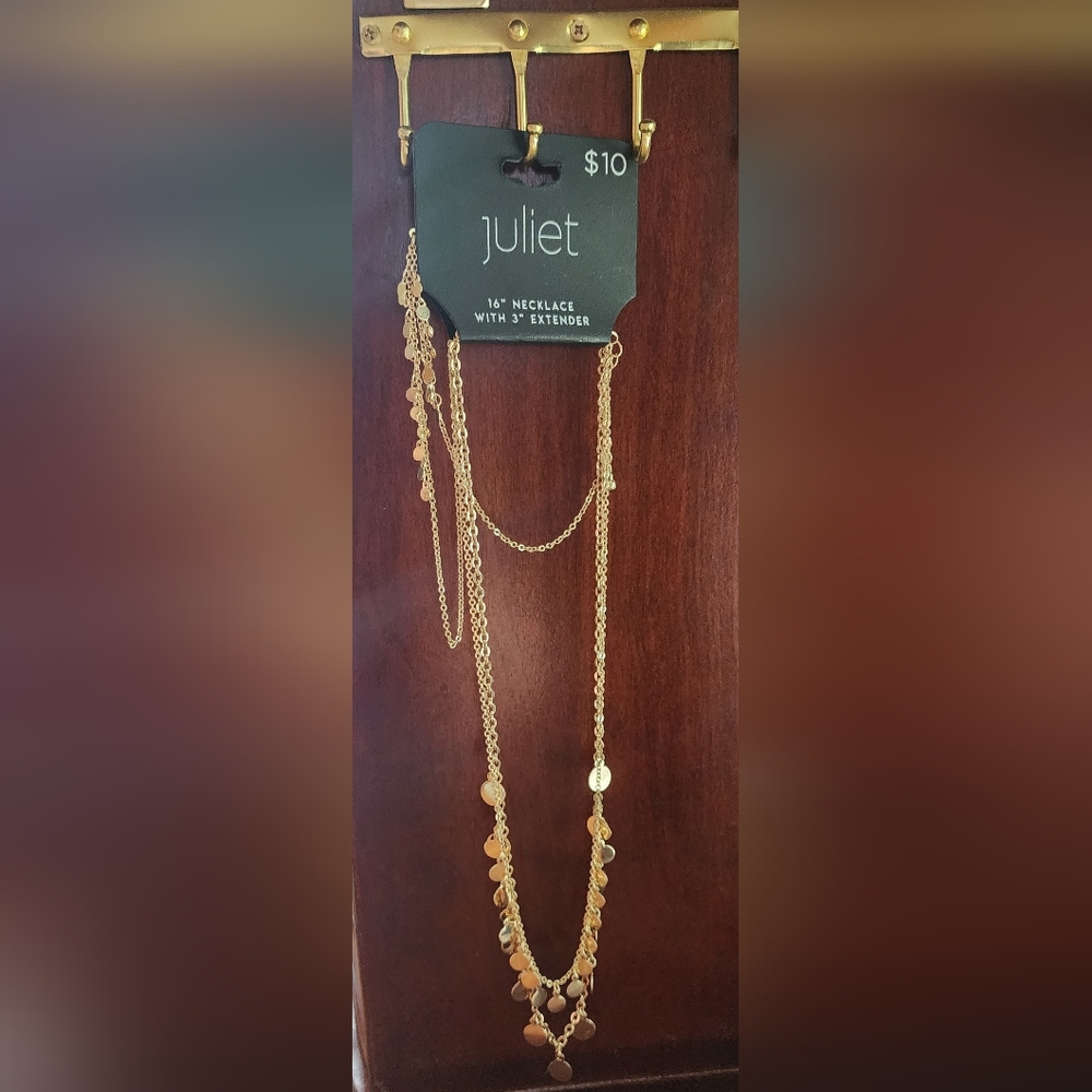 16" womans juliet necklace with  3" Extender